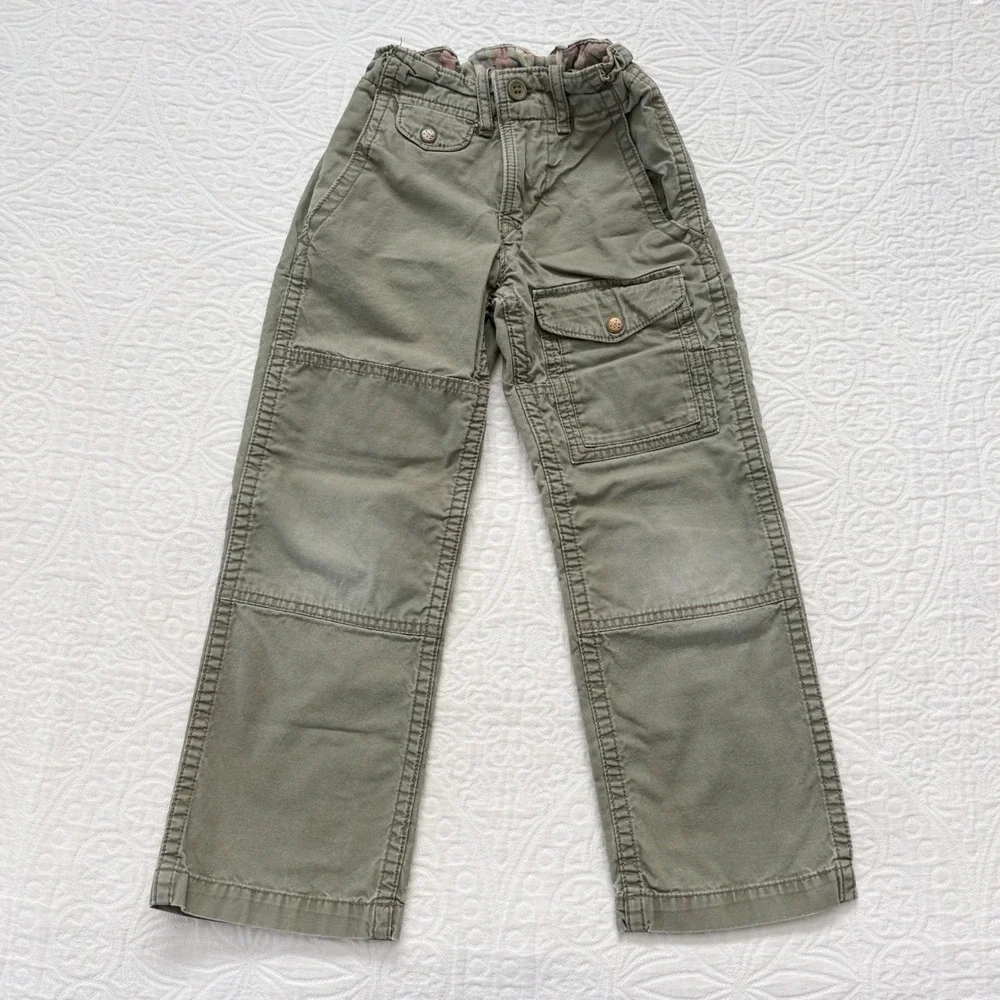 Gap‎ Kids Boys' Aviator Cargo Pants, Green Sz 7